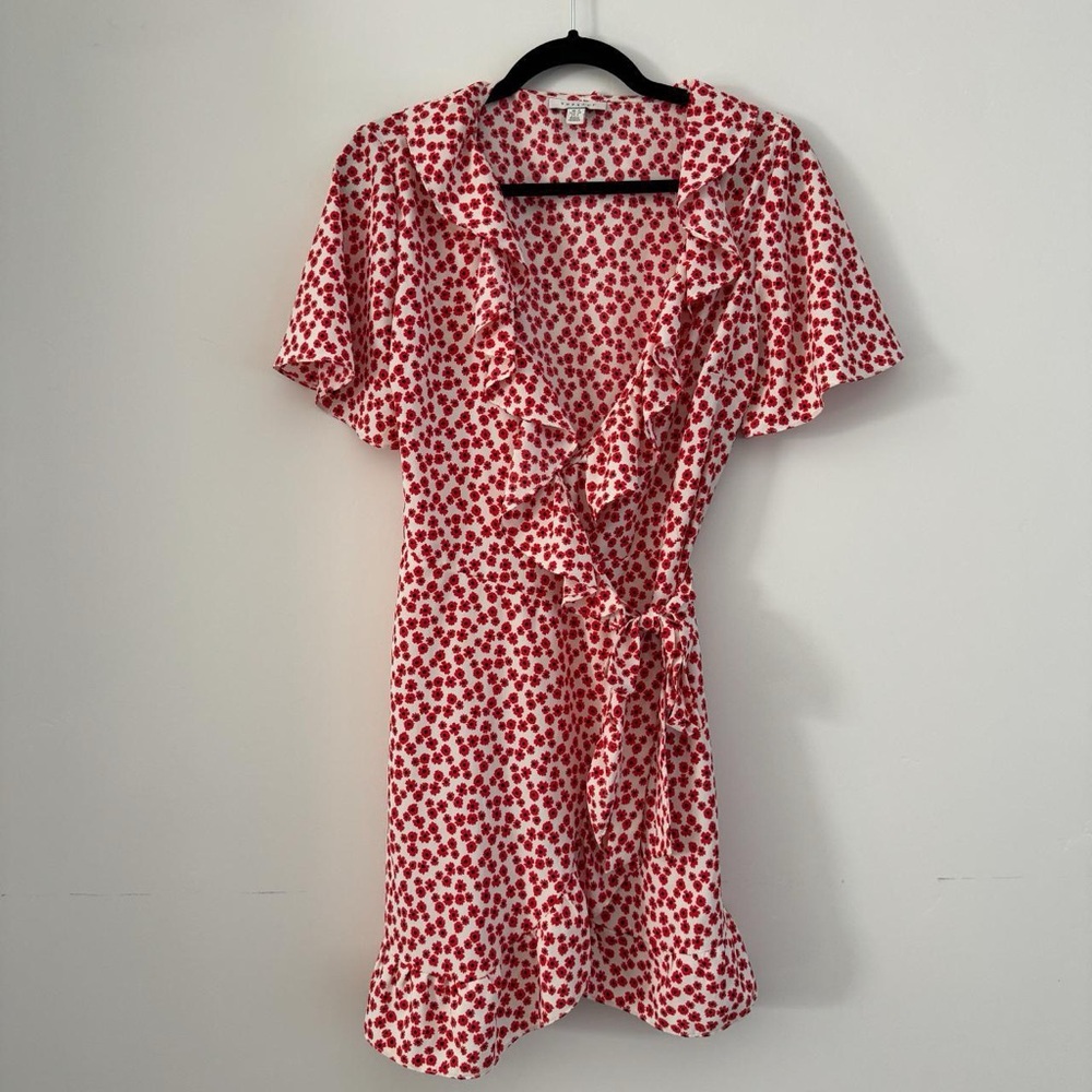 RED FLORAL DRESS